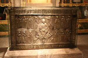 The ark that contains the Sudarium of Oviedo